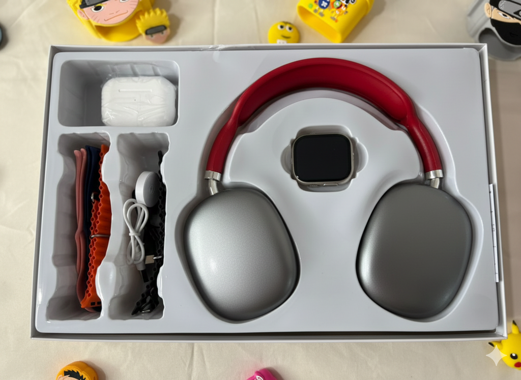 Pack Smart watch +CasqueP9 +Buds +🎁