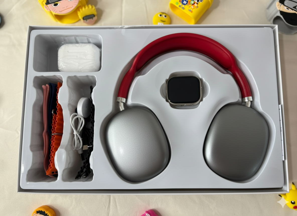 Pack Smart watch +CasqueP9 +Buds +🎁