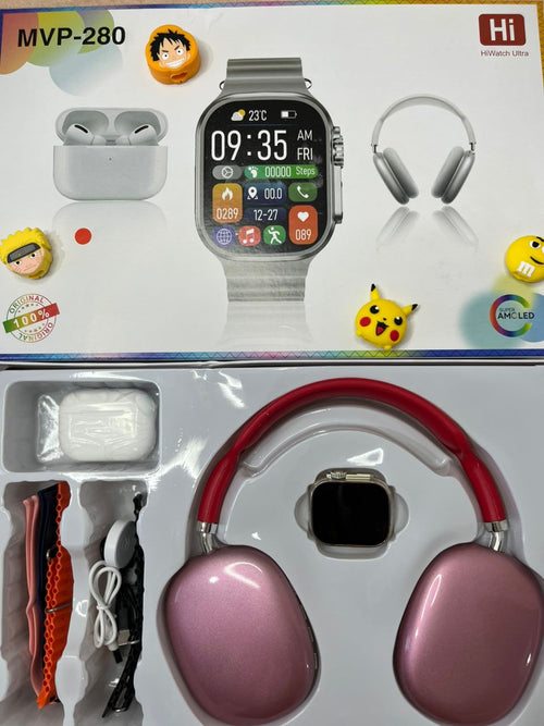 Pack Smart watch +CasqueP9 +Buds +🎁