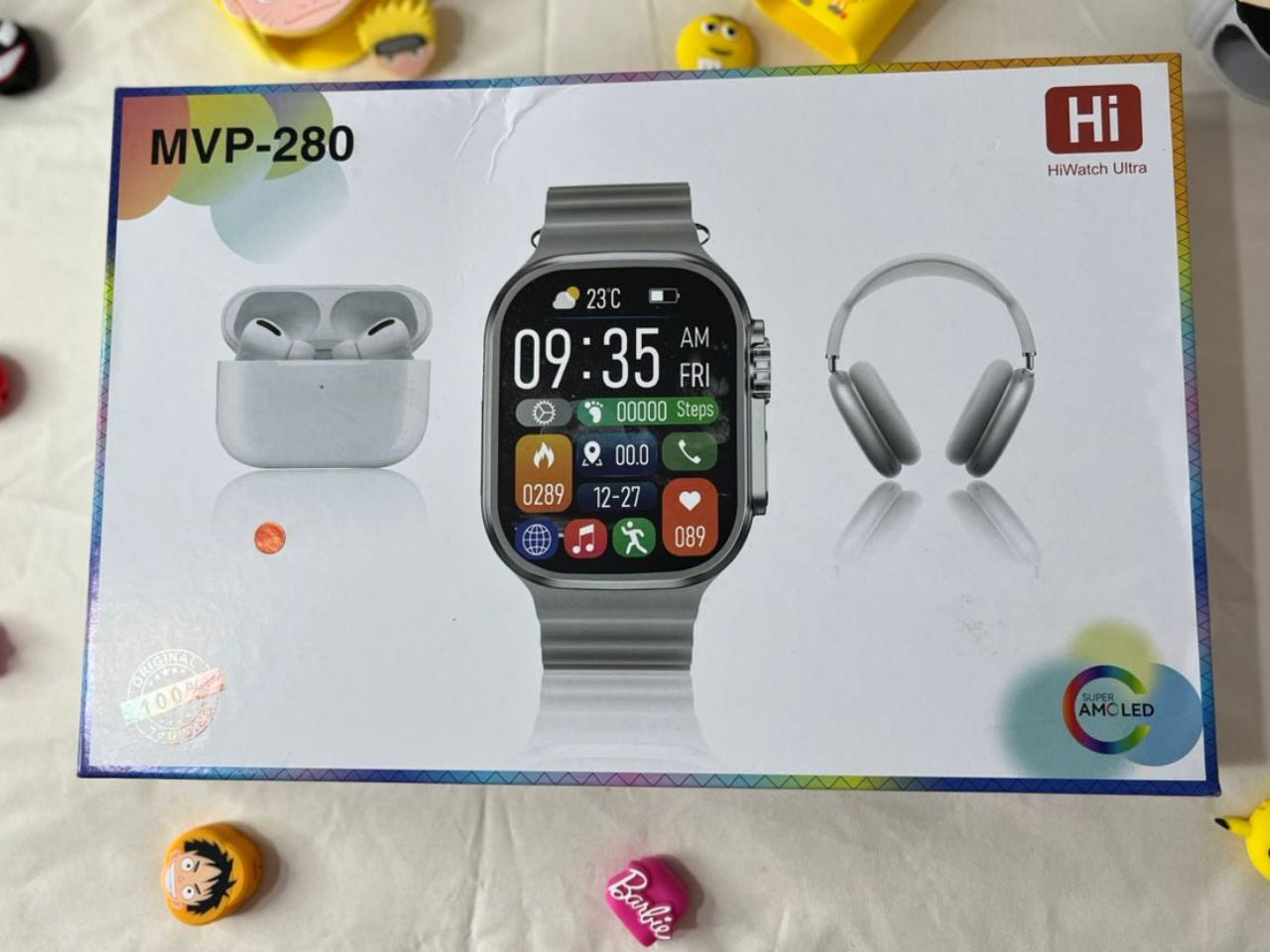 Pack Smart watch +CasqueP9 +Buds +🎁